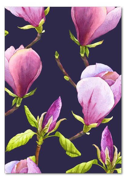 Tablou pe pe sticlă Magnolie