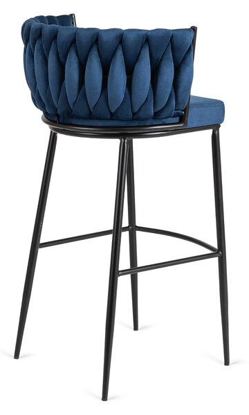 Scaun bar Frenar 1 (albastru marin) . Promo -16%. 1118845