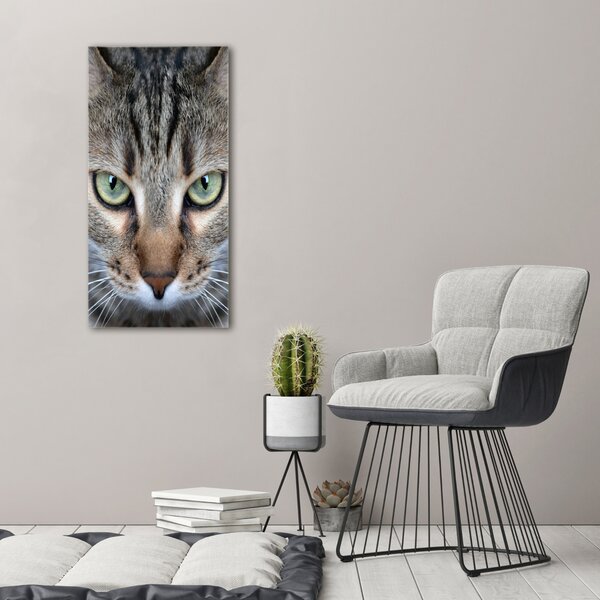 Imprimare tablou canvas ochi de pisica