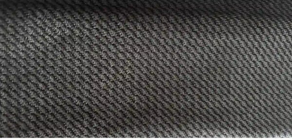 Pat CARBON 160x200, stofa clasica gri inchis - Notti 1029, cu somiera
