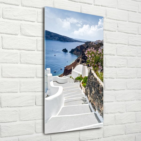 Tablou sticlă Santorini, Grecia