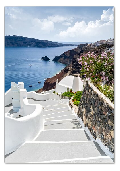 Tablou sticlă Santorini, Grecia