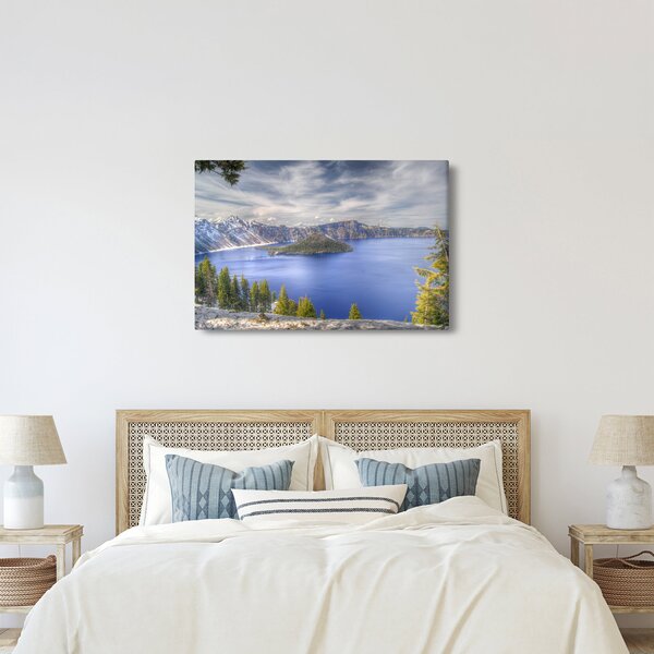 Tablou lacul montan (90x60 cm)
