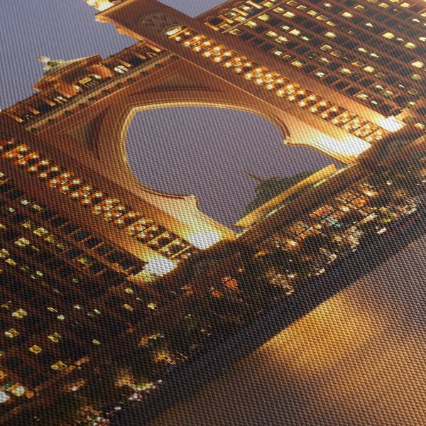 Tablou construcției în Dubai (120x50 cm)