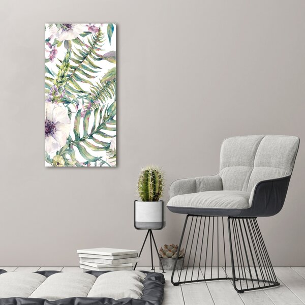 Tablou pe pânză canvas frunze tropicale