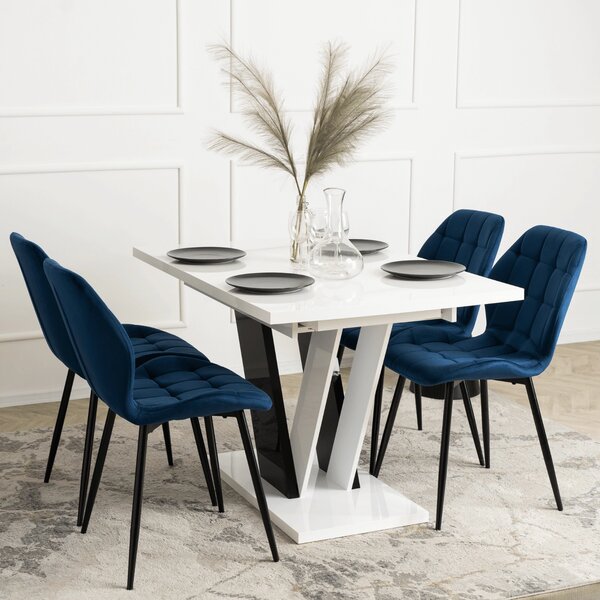 Scaun sufragerie Ligado (albastru marin) . Promo -12%. 1118938