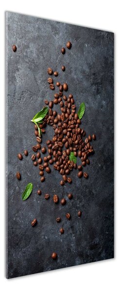 Tablou pe pe sticlă Boabe de cafea