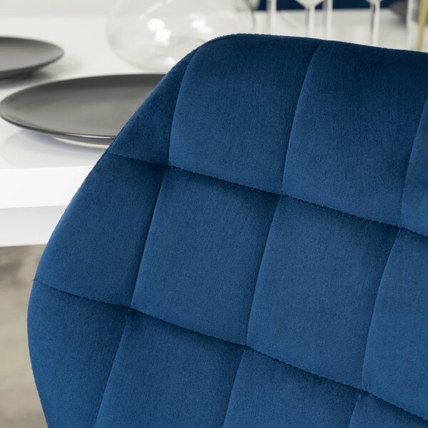 Scaun sufragerie Ligado (albastru marin) . Promo -12%. 1118938