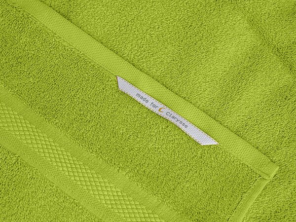 Prosop CLARYSSE ELEGANCE 60x110 cm verde, 100% bumbac