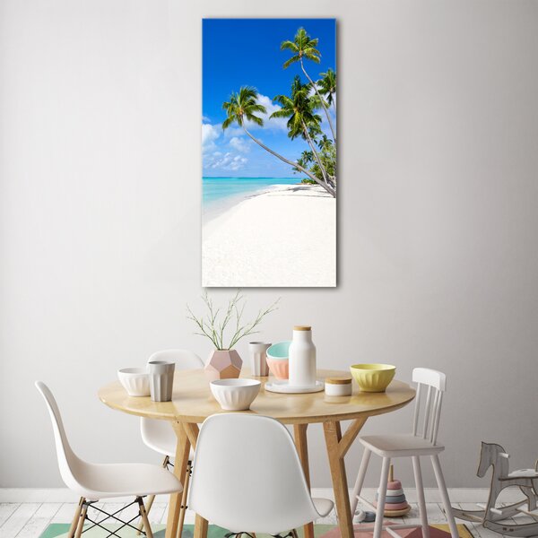 Tablou din Sticlă plaja tropicala
