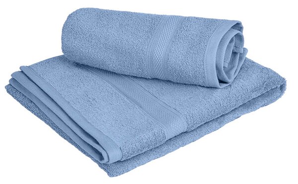 Prosop CLARYSSE ELEGANCE 70x140 cm albastru, 100% bumbac