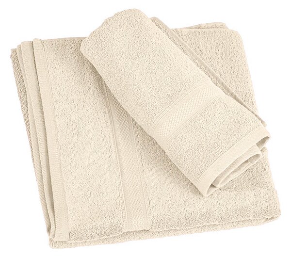 Prosop CLARYSSE ELEGANCE 70x140 cm crem, 100% bumbac