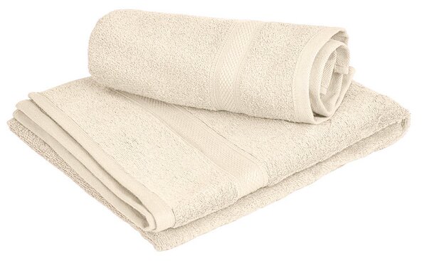 Prosop CLARYSSE ELEGANCE 70x140 cm crem, 100% bumbac
