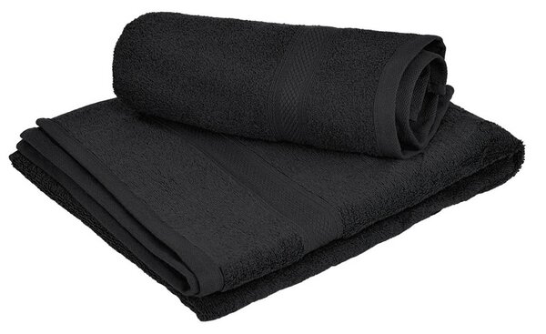 Prosop CLARYSSE ELEGANCE 60x110 cm antracit, 100% bumbac