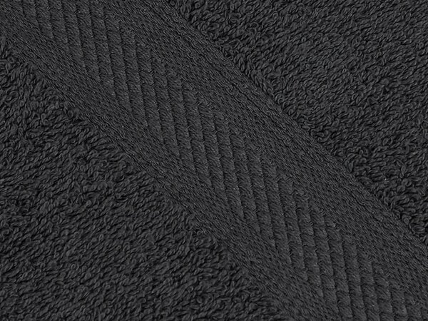 Prosop CLARYSSE ELEGANCE 60x110 cm antracit, 100% bumbac