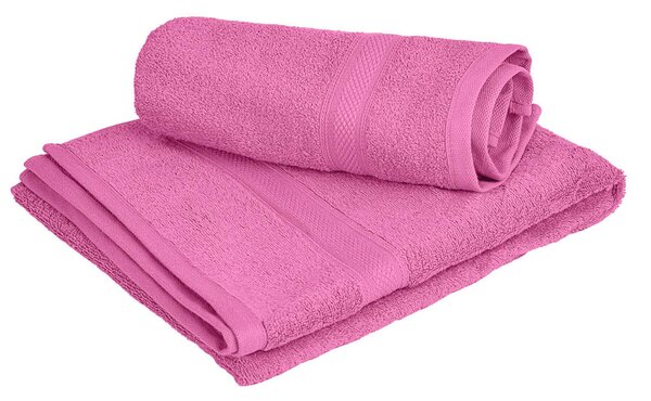Prosop CLARYSSE ELEGANCE 70x140 cm roz, 100% bumbac