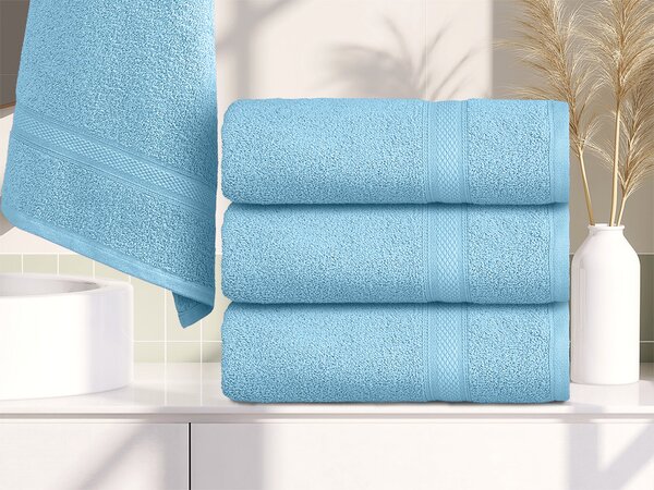 Prosop CLARYSSE ELEGANCE 60x110 cm albastru deschis, 100% bumbac