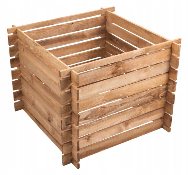 Composter de grădină din lemn 640L