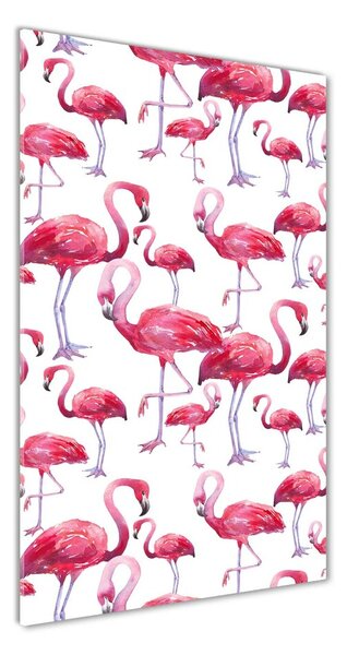 Fotografie imprimată pe sticlă Flamingos