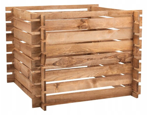 Composter de grădină din lemn 640L