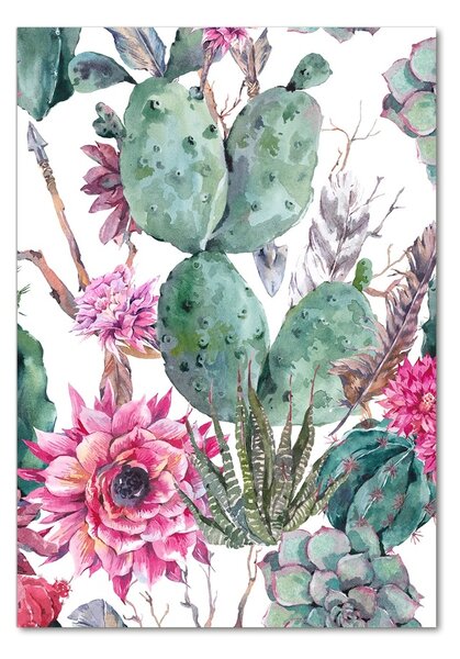 Tablou din Sticlă cactuși