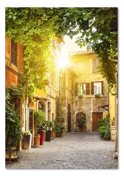 Fotografie imprimată pe sticlă străzile italiene