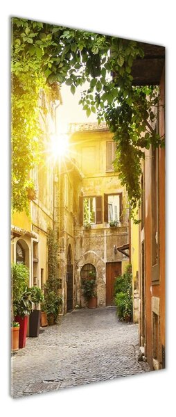 Fotografie imprimată pe sticlă străzile italiene
