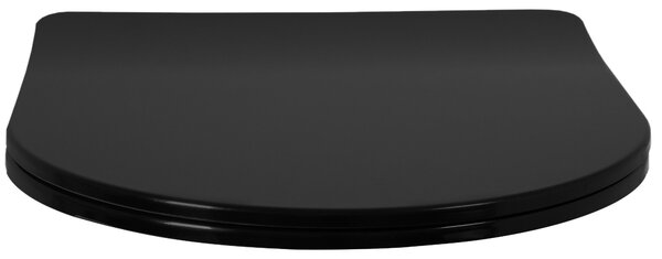 Capac WC CARLO FLAT UF BLACK MATT