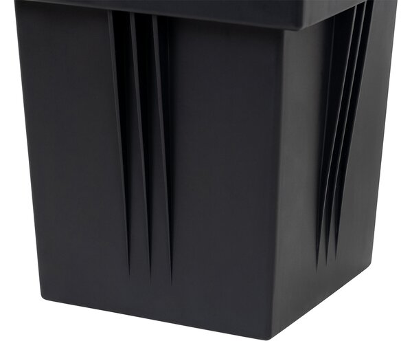 Set de 4 spoturi moderne de sol negre reglabile IP65 - Oneon