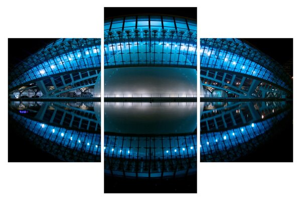 Tablou cu stadion de fotbal (90x60 cm)