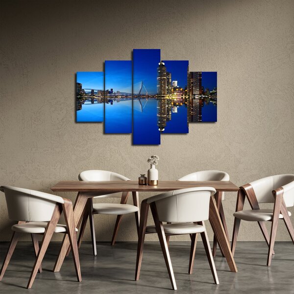 Tablou - Rotterdam nocturn (150x105 cm)