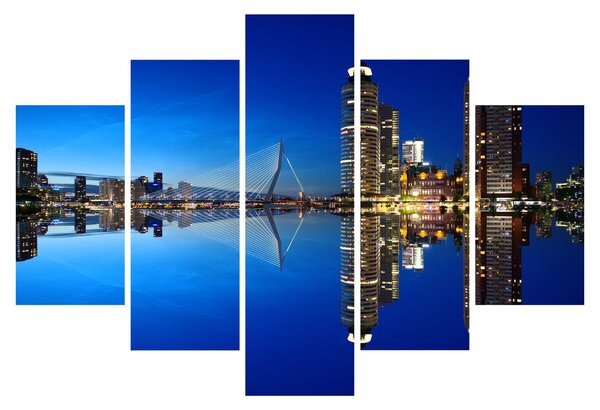 Tablou - Rotterdam nocturn (150x105 cm)