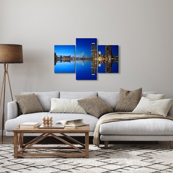 Tablou - Rotterdam nocturn (90x60 cm)