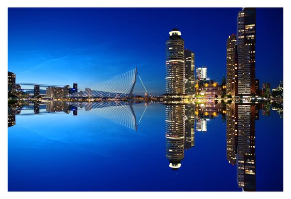 Tablou - Rotterdam nocturn (90x60 cm)