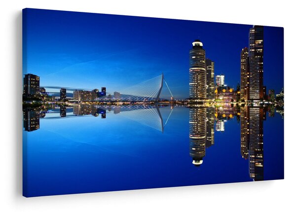 Tablou - Rotterdam nocturn (90x60 cm)