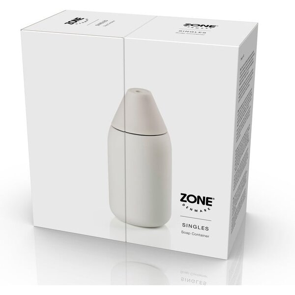 Dozator de săpun lichid gri deschis din silicon 300 ml Singles – Zone