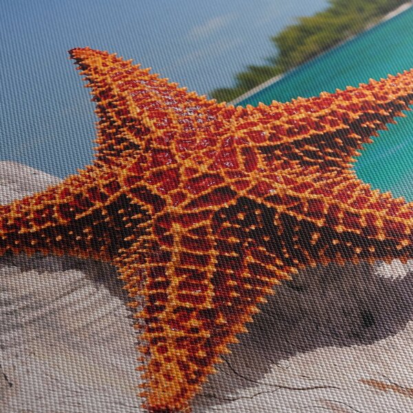 Tablou cu stea de mare (150x105 cm)