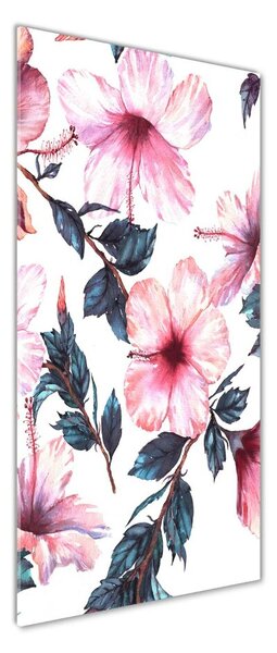 Tablou Printat Pe Sticlă hibiscus