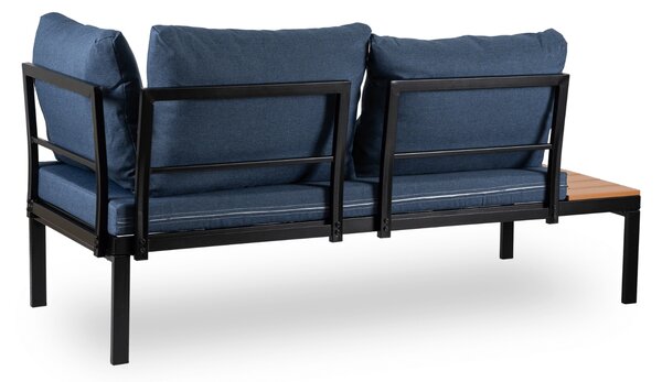 Set mobilier de grădină Necasario (albastru marin + negru) (pentru 4 persoane). Promo -20%. 1119340