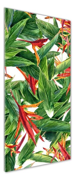 Tablou Printat Pe Sticlă Strelitzia reginae