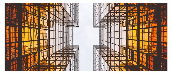 Tablou cu zgârie norii (120x50 cm)