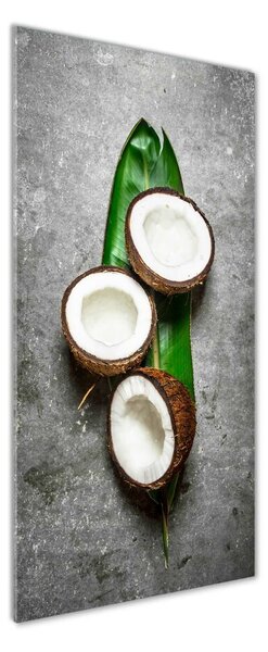 Tablou pe pe sticlă Pe frunze de nucă de cocos