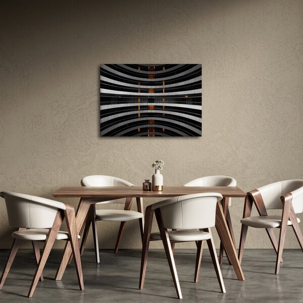 Tablou abstract - clădire (70x50 cm)