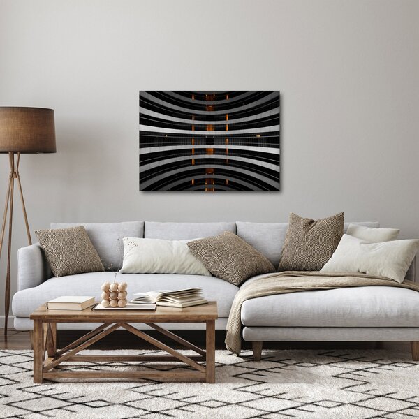 Tablou abstract - clădire (70x50 cm)