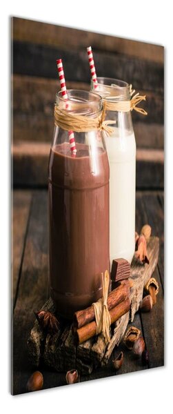 Tablou pe pe sticlă milkshake-uri