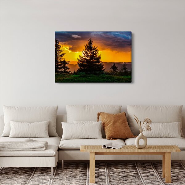Tablou - coniferi (90x60 cm)