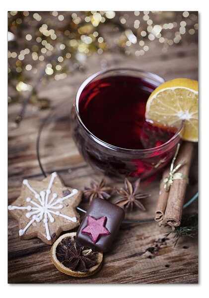 Tablou din Sticlă Vin fiert