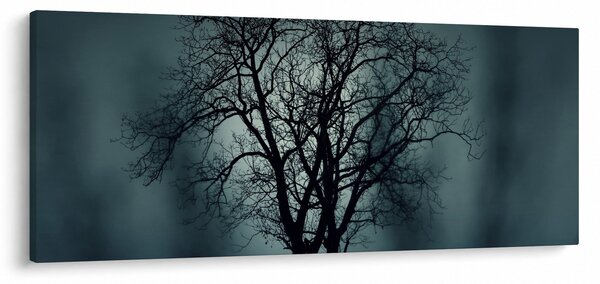 Tablou copaci în eclipsă (120x50 cm)