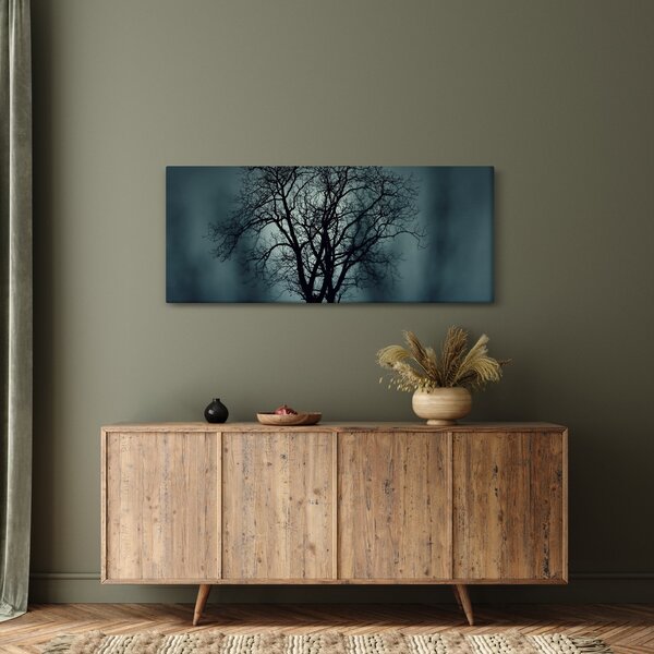 Tablou copaci în eclipsă (120x50 cm)