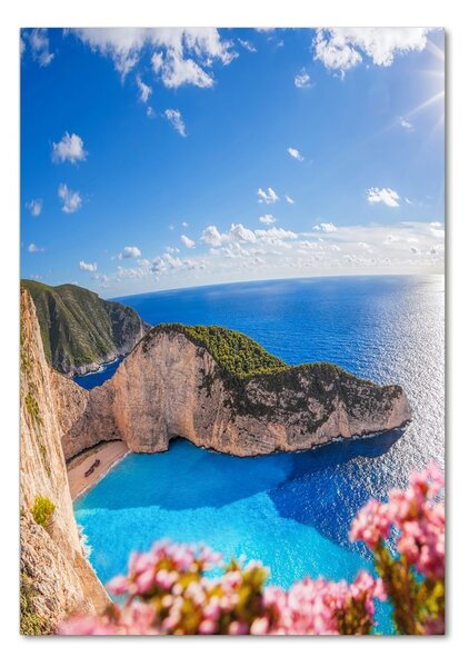 Tablou Printat Pe Sticlă Zakynthos Grecia